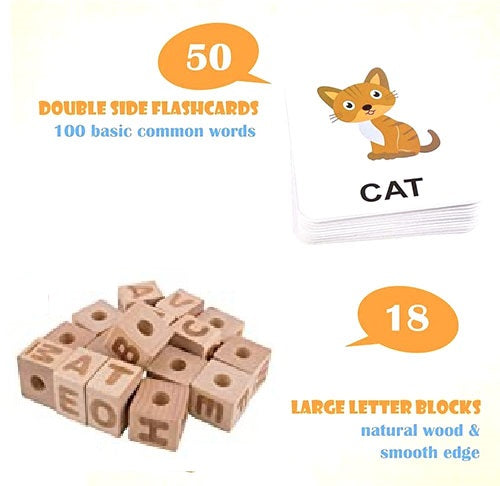 Spelling Word Puzzle Phonic Learning Game Word Cognitive Pairing Twistable Words Spelling Phonics