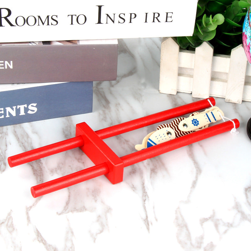 Wooden Rotating Flipping Gymnast - HAPPY GUMNUT