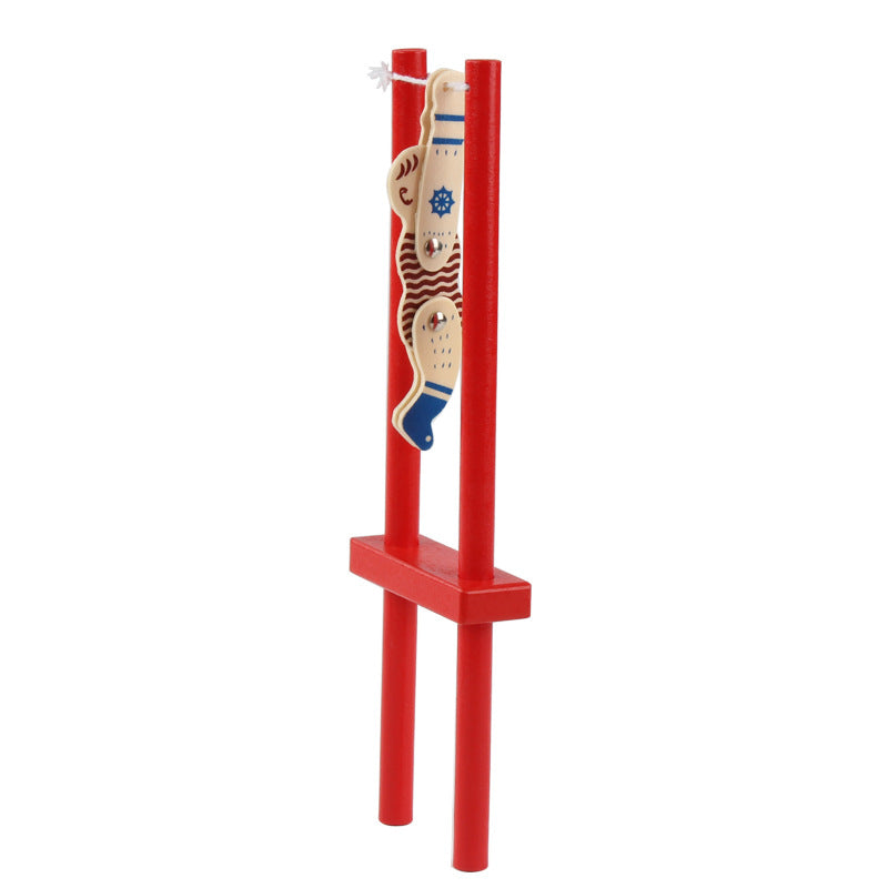 Wooden Rotating Flipping Gymnast - HAPPY GUMNUT
