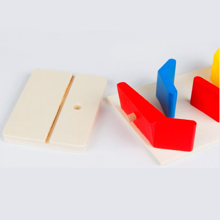 Wooden Zig Zag Car Race Track Tower B