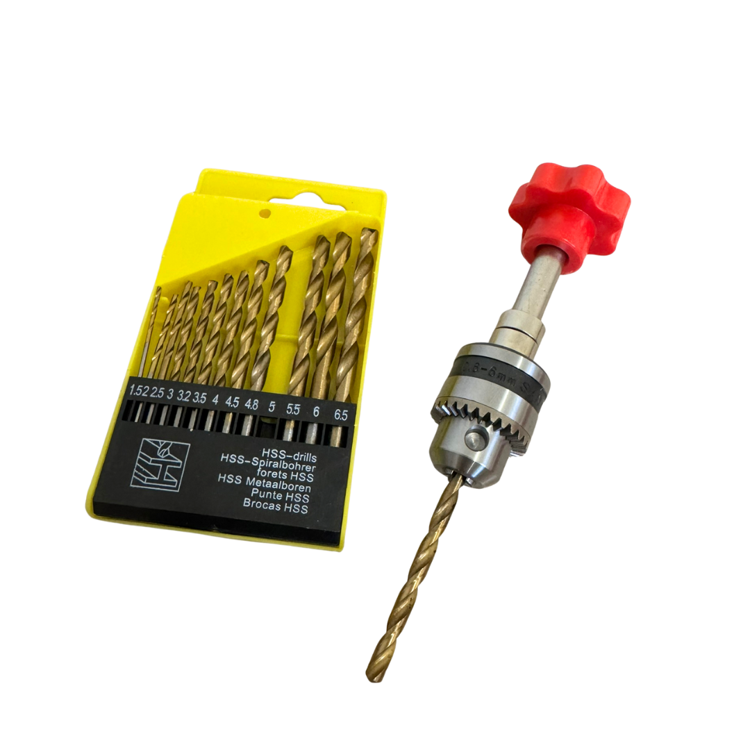 Kids Wood Work Hand Palm Drill / Drill Bits Set
