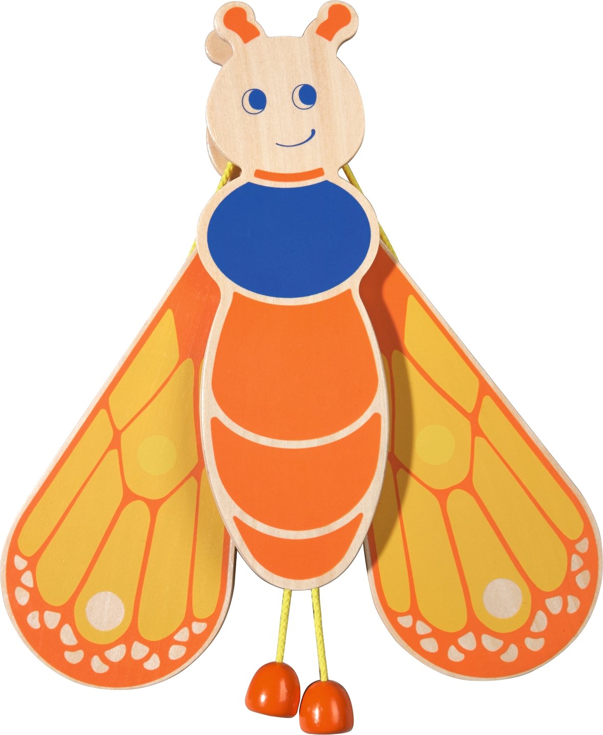 Large Wooden Butterfly Playroom Wall Decor Moveable Wings