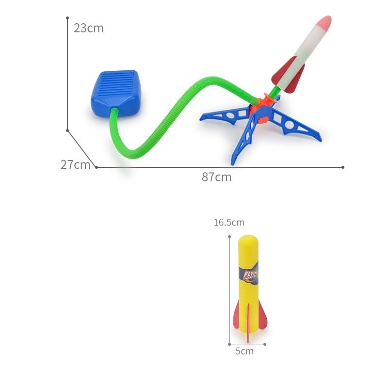 Stomp Rocket Air Powered Flyer Rocket Launcher Kids Toy