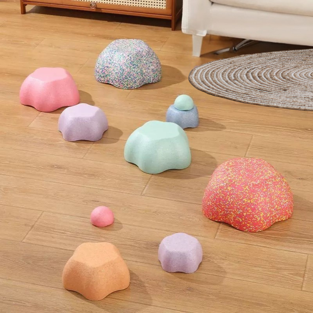 Balancing Stepping Stone Balance and Hop Set of 5 EPP Toy