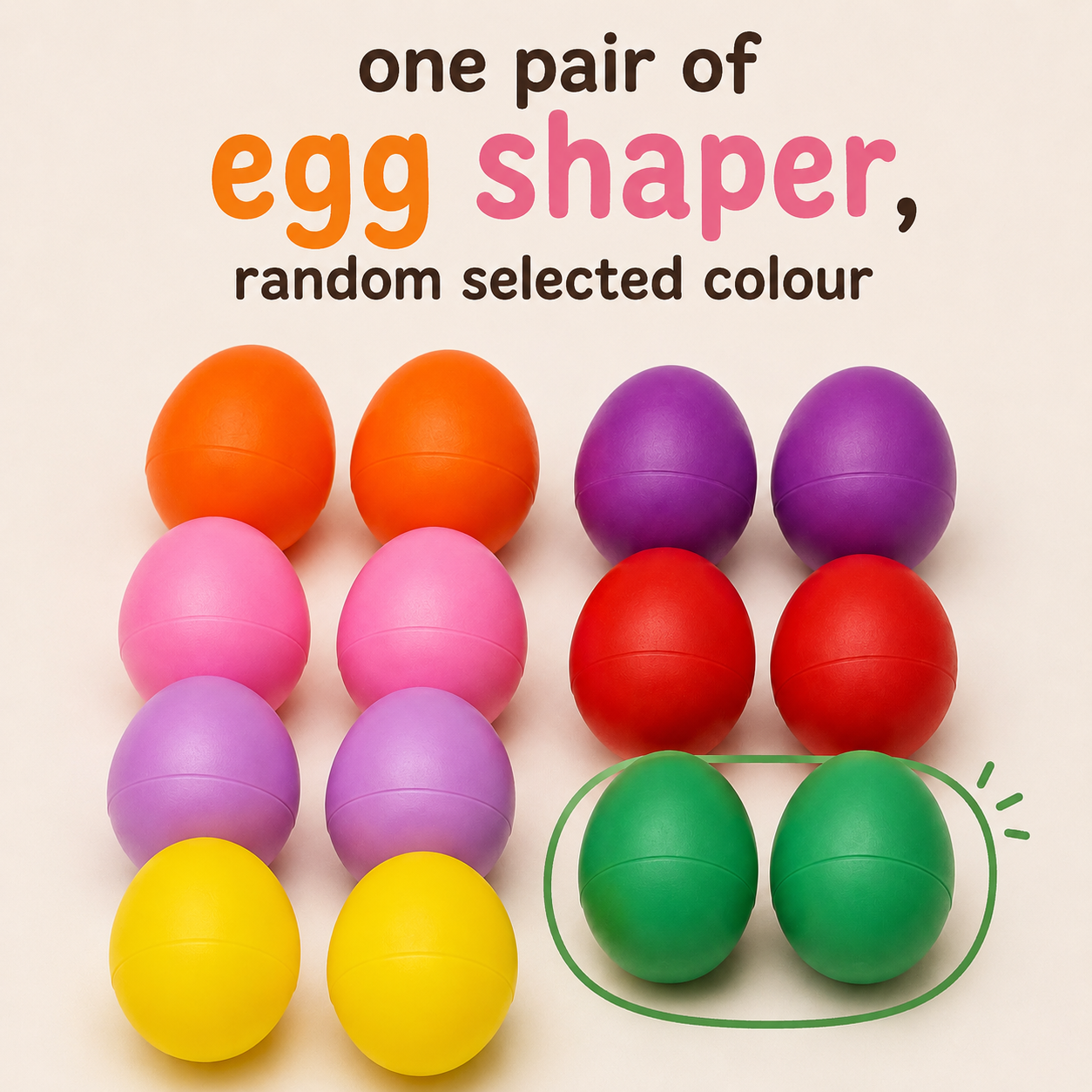 Wooden Matte Finish Or Rainbow PVC Egg Shaker Music