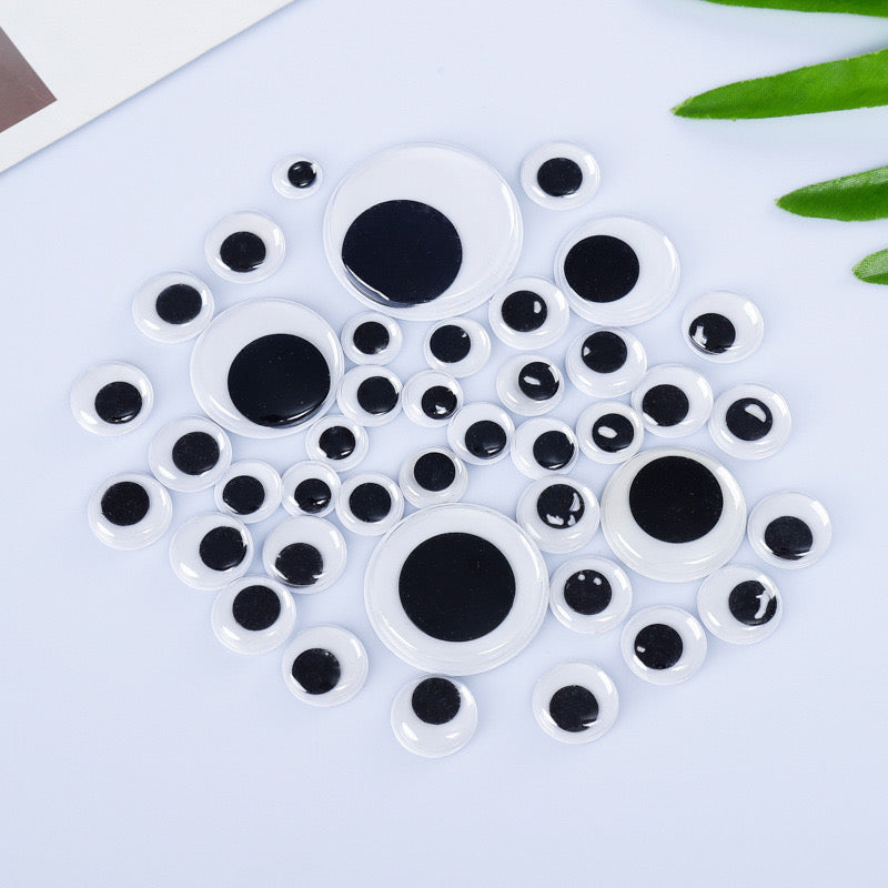 Joggle Googly Eyes Adhesive Pack 600 Pcs in Storage Case