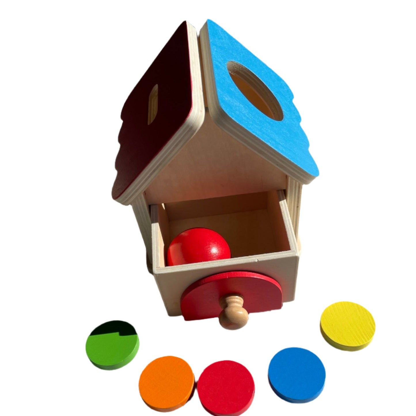 Montessori 2 in 1 Coin and Ball Drawer