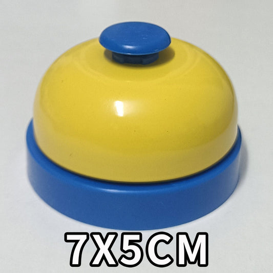 Press Bell Singular Great for Kids Play Or in reception Desk (RED AND BLACK)