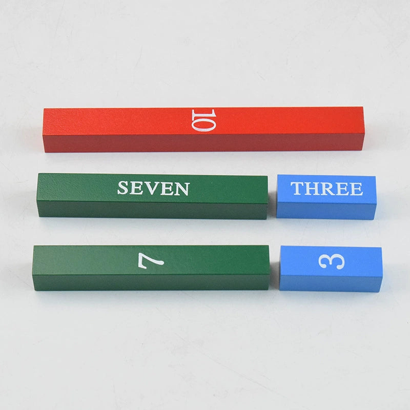 Montessori Counting Number Rods