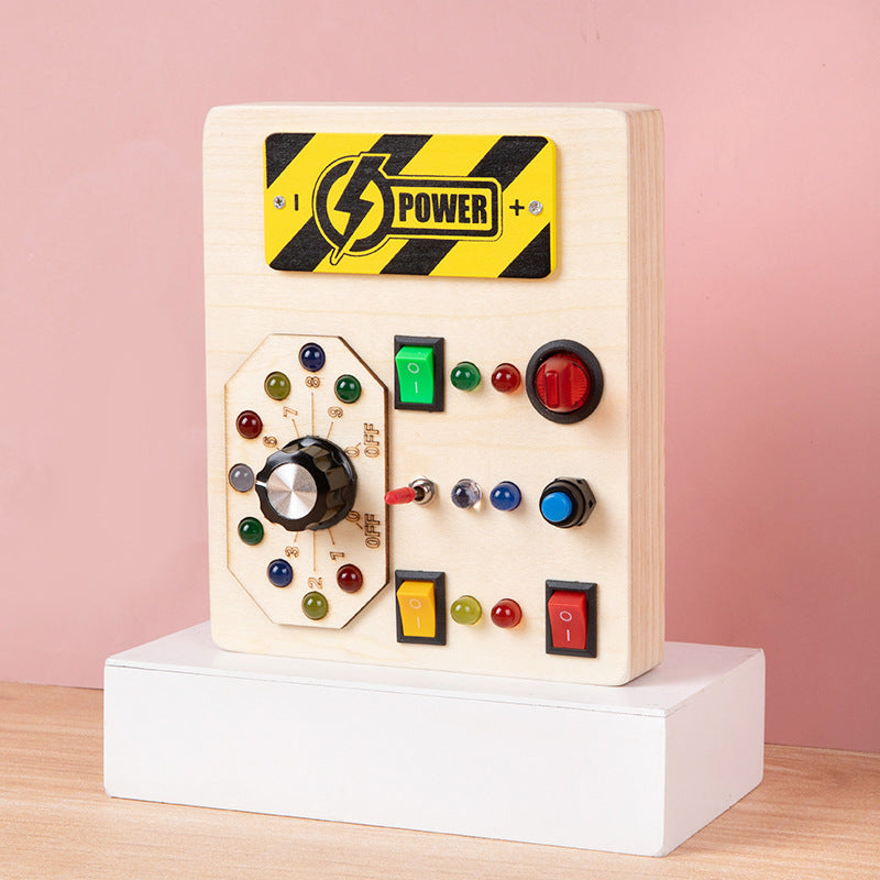 Deluxe Large Portable LED Light Switches Busy Board C