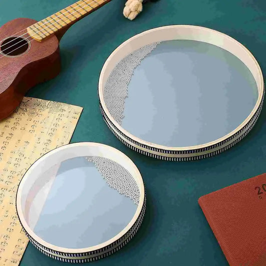 Ocean Drum Sea Wav  Kids Wooden Natural Percussion Musical Instrument Sound Sensory Toy