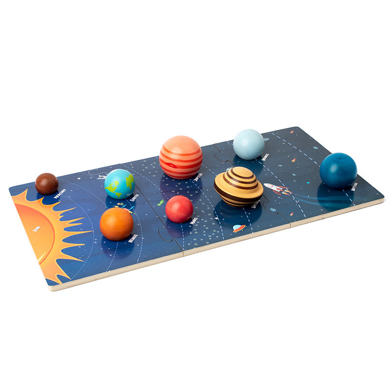 Jumbo Solar system model puzzle with Planets Board