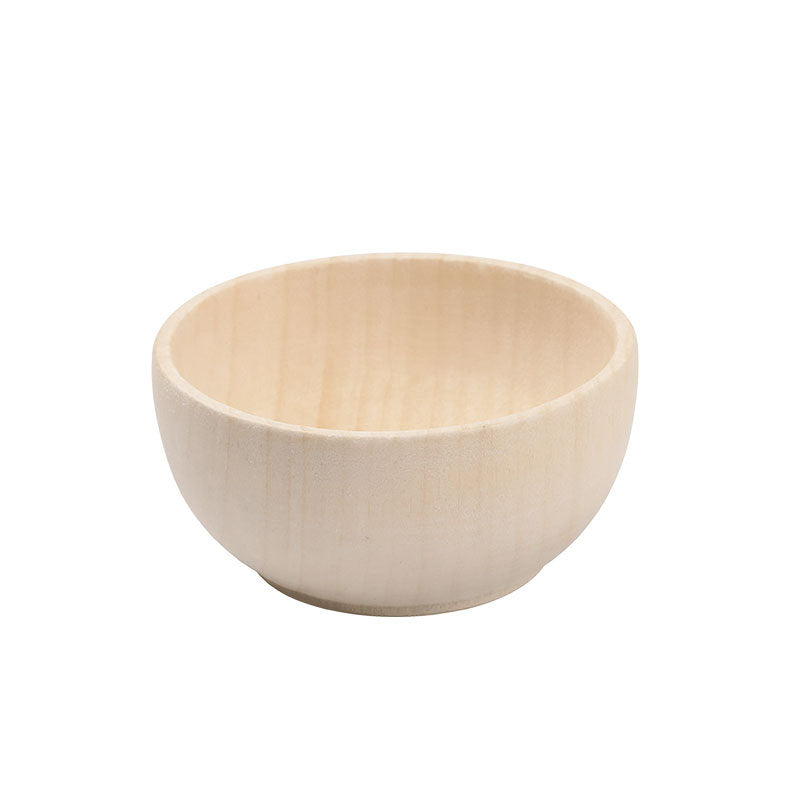 Wooden Bowl Kids Loose Parts Play Craft Wooden toys Set of 5