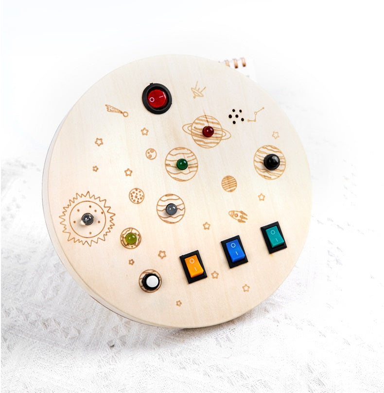 Portable LED Light Switches Busy Board Solar System Galaxy B