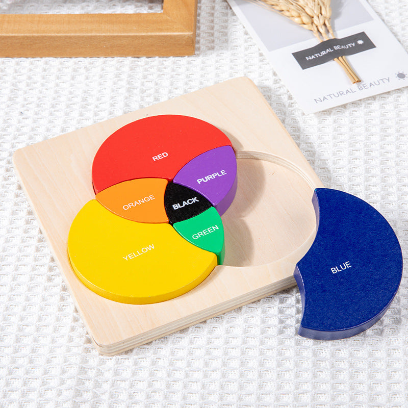 Montessori Primary Colours Learning Board Puzzle - HAPPY GUMNUT