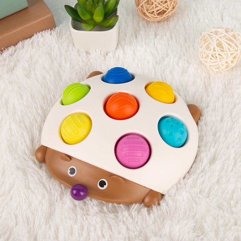 Silicone Flipping Sensory Toy Pop Push Popper Fidget Toy (hedgehog)