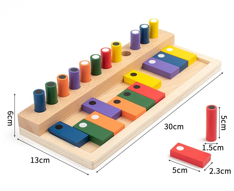 Montessori Sequence Sorter Memory Colour Sorting Board