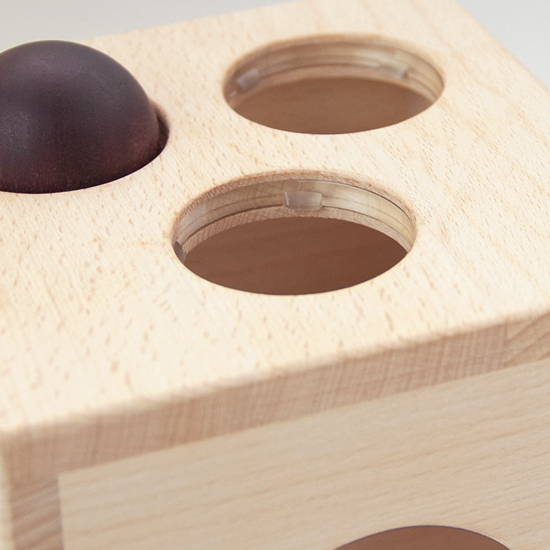 Premium Wooden Ball Pounding Box Pound a Ball Kids Toys