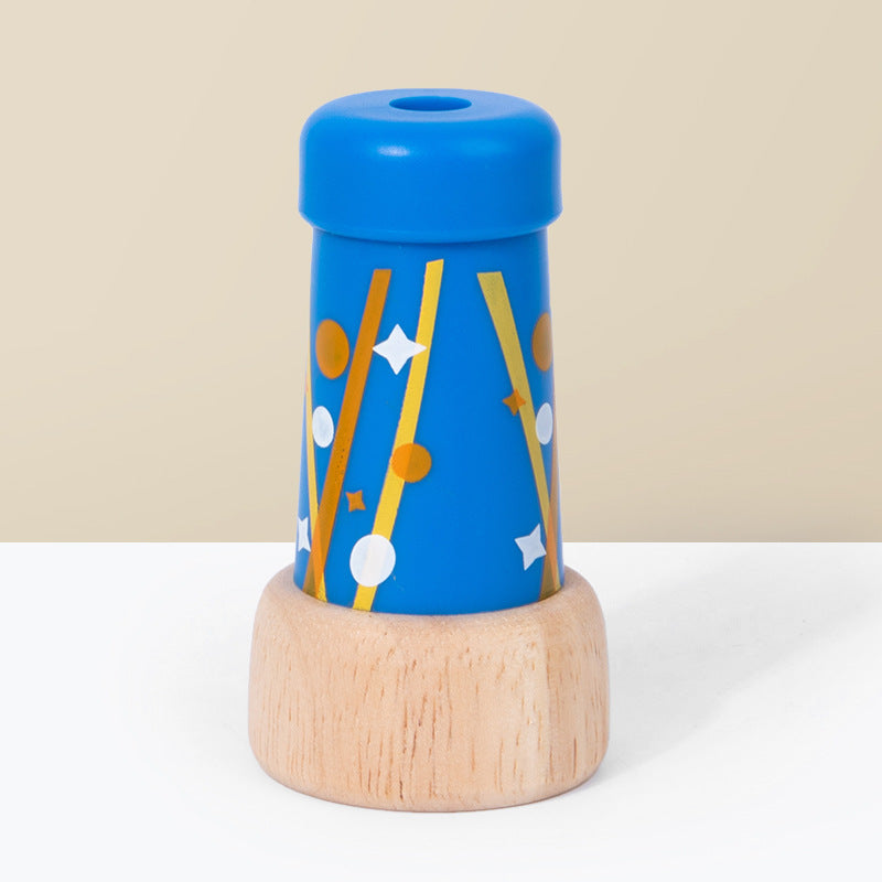 Wooden Kaleidoscope Personal Rotating Toddler Educational Toys