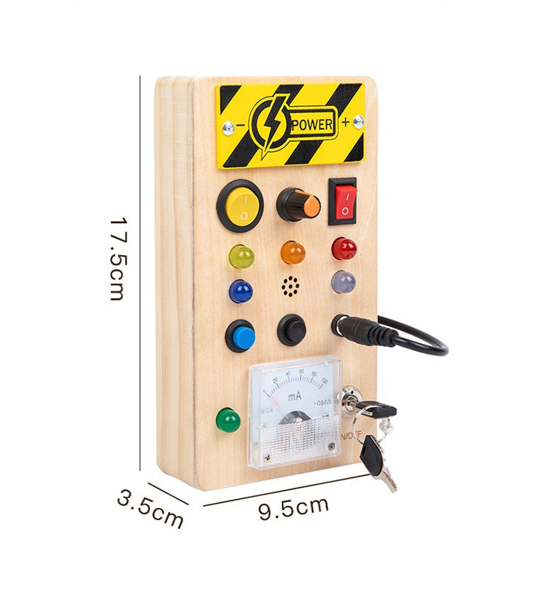 Portable LED Light Switches Busy Board H