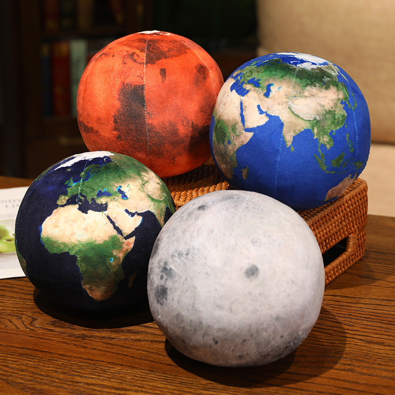 Large Simulation Globe Of The Solar System Ball Plush Stuffed - HAPPY GUMNUT