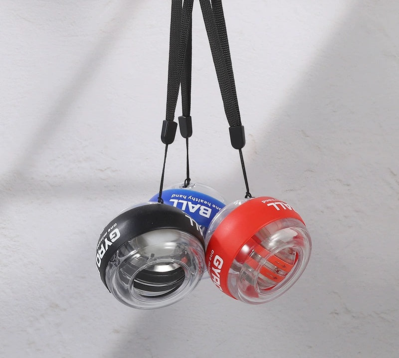 LED Wrist Ball Gyroscope Ball Muscle Power Gyro Arm Hand Exerciser