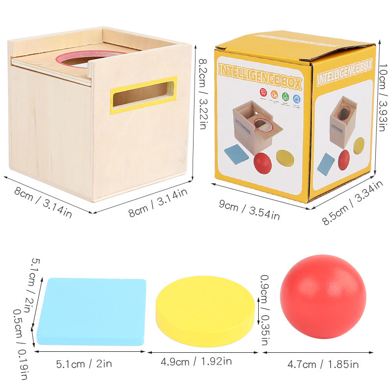 Montessori Coin Ball and Slot Box - HAPPY GUMNUT