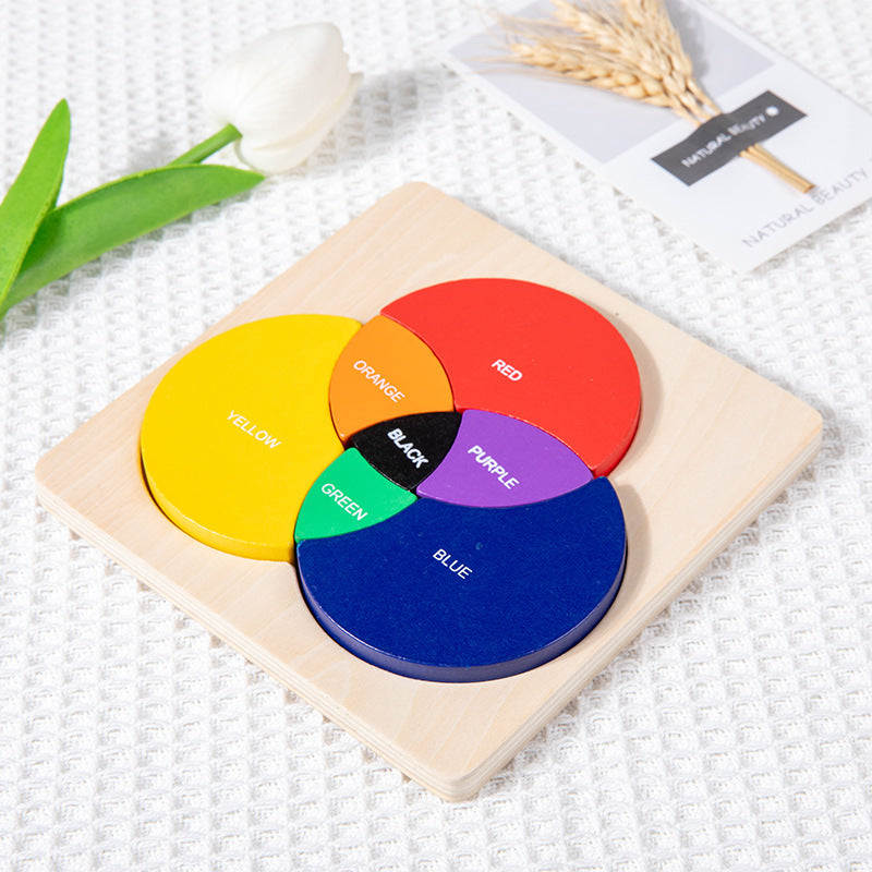 Montessori Primary Colours Learning Board Puzzle - HAPPY GUMNUT