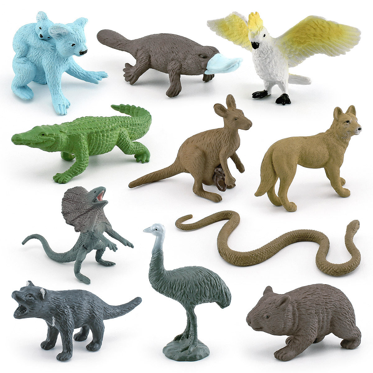 Australian Aussie Animals Figurines Model Toy for Kindergarten