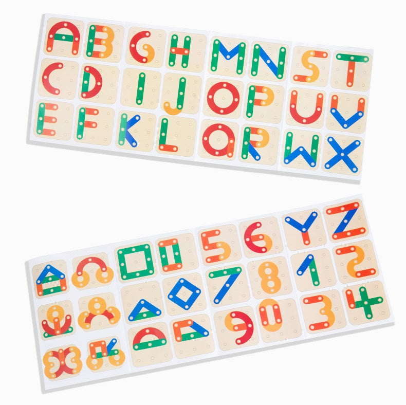 Basic Montessori Wooden Nail Board Geoboard B DIY