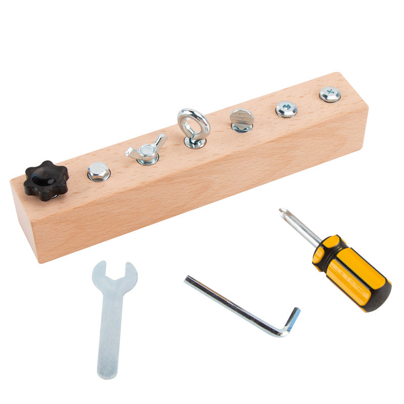 Montessori Screwdriver Board With Tools Bolts and nuts - HAPPY GUMNUT