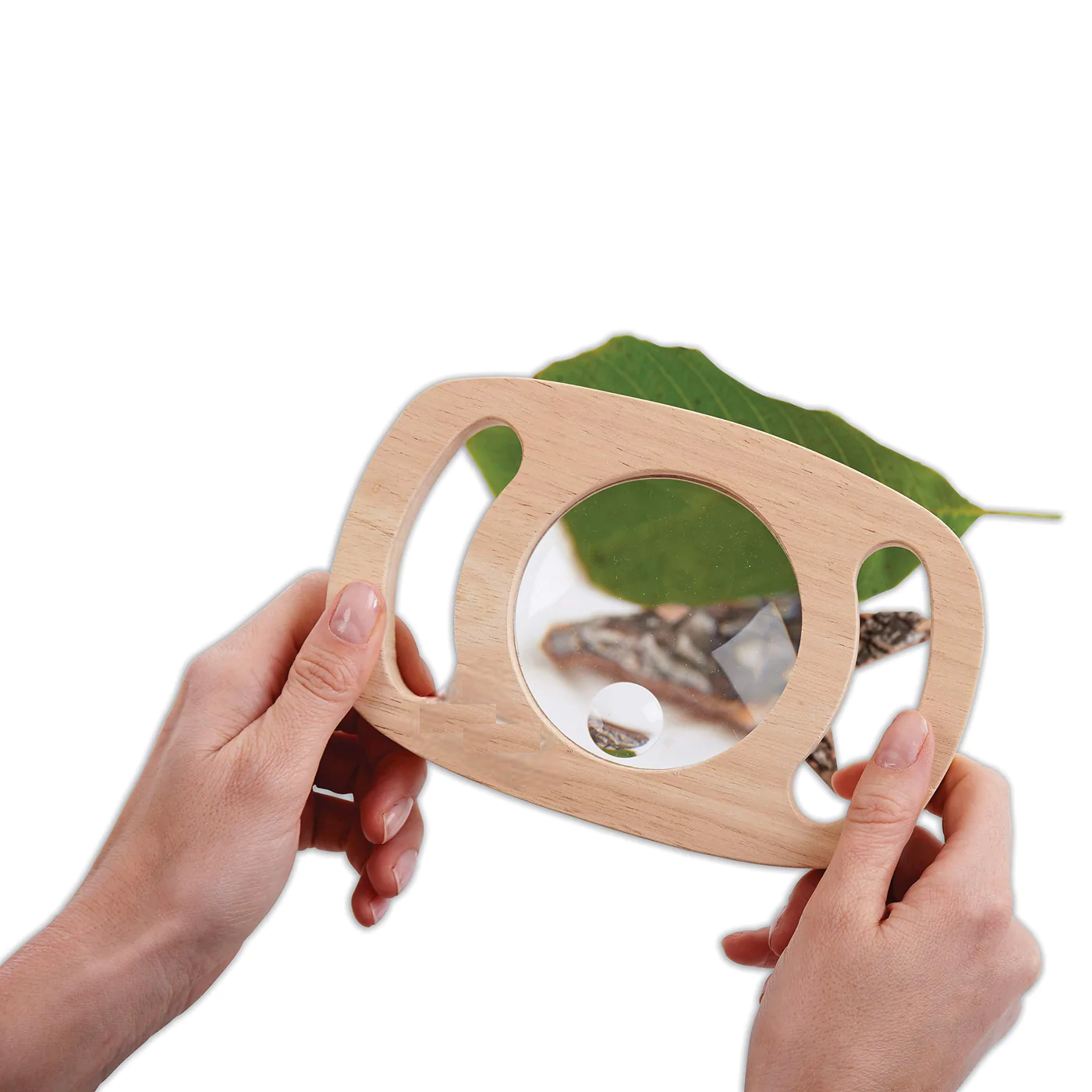Large Wooden Magnifying Glass Sensory Kids tools - HAPPY GUMNUT