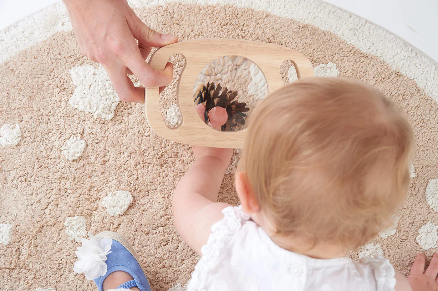 Large Wooden Magnifying Glass Sensory Kids tools - HAPPY GUMNUT