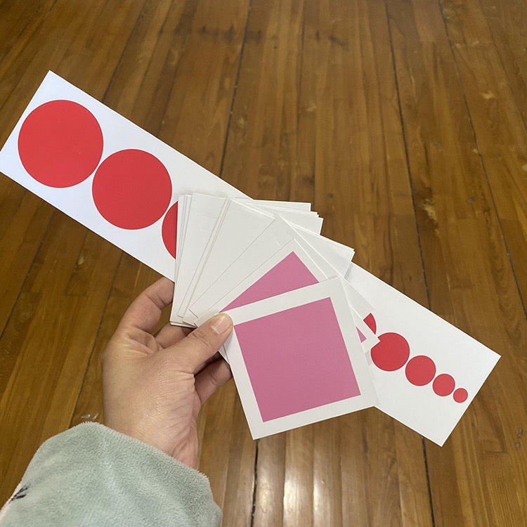 Montessori Sensorial Activiies Kit Pink Tower ,Knobless Cylinder and Triangular Box Visual Sense - HAPPY GUMNUT