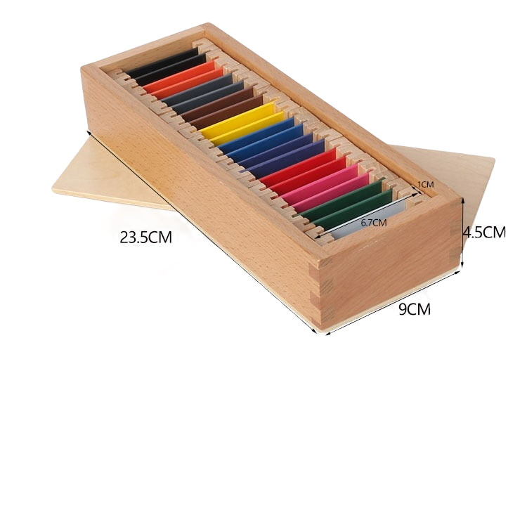 Montessori Colour Tablet First Second Third Box Sensorial Material Box 1 Box 2 Box 3 - HAPPY GUMNUT