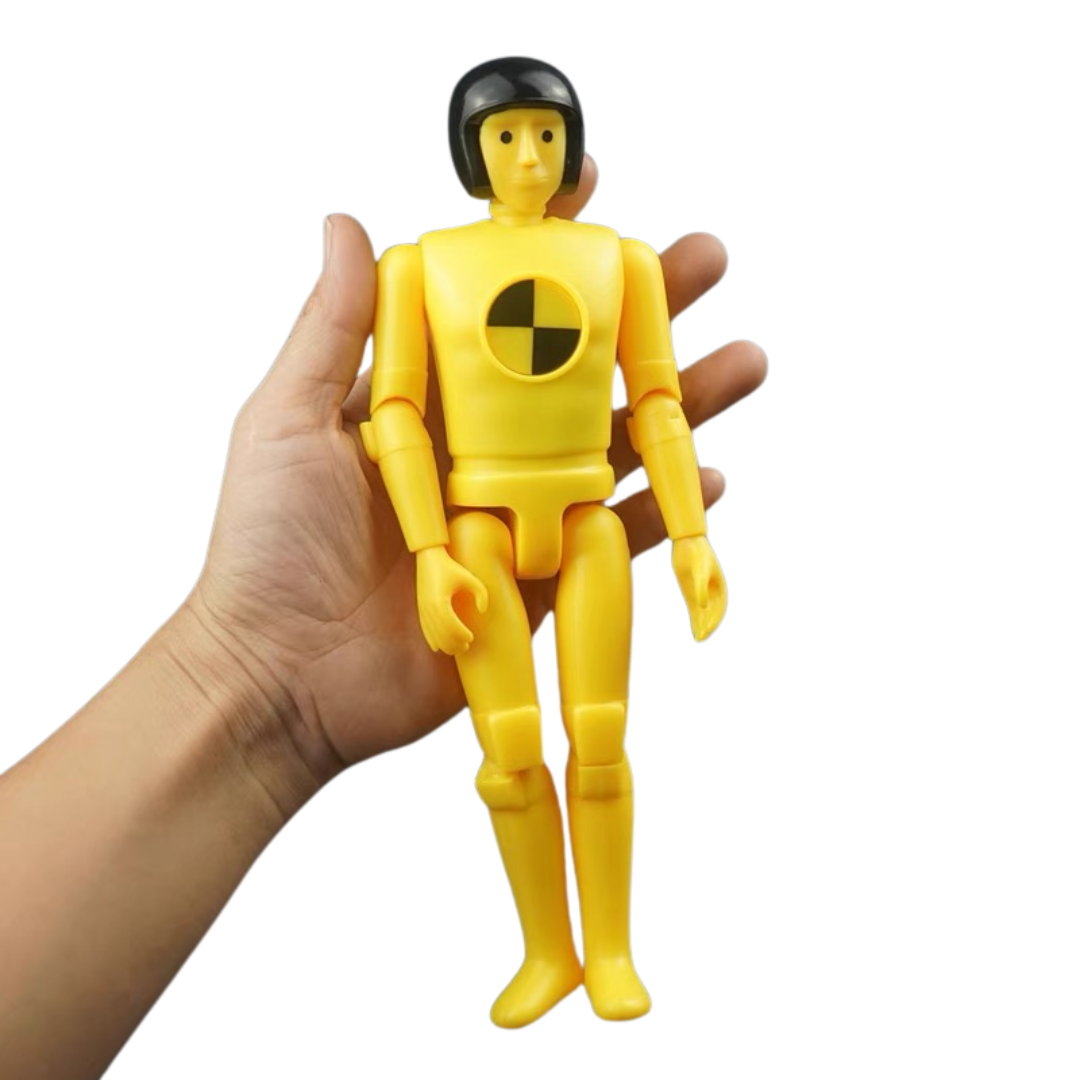 8” 22cm Light Up Crash Dummy Figure