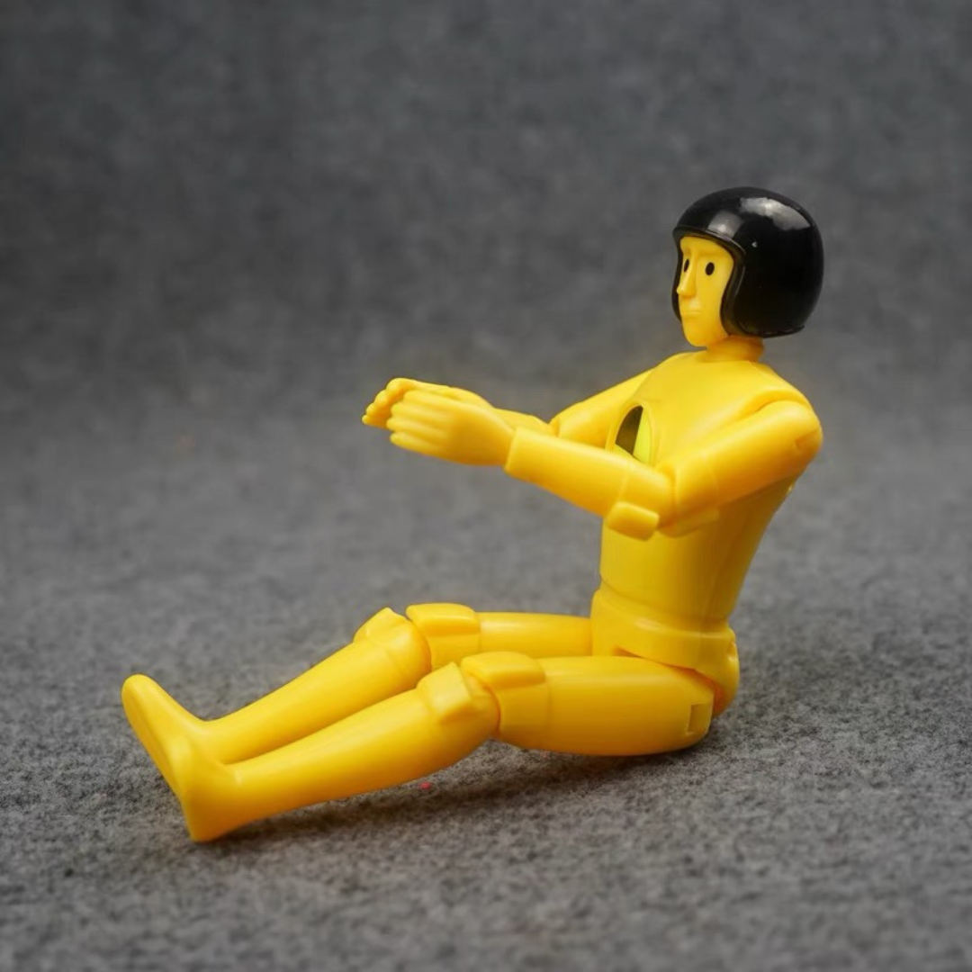 8” 22cm Light Up Crash Dummy Figure