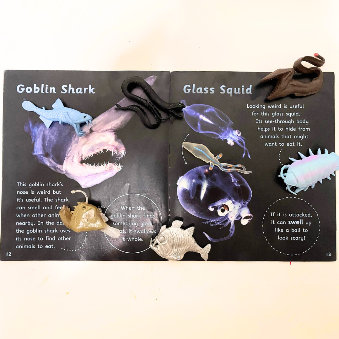 Animal Deep Sea Creatures PVC Toy Figurines Model