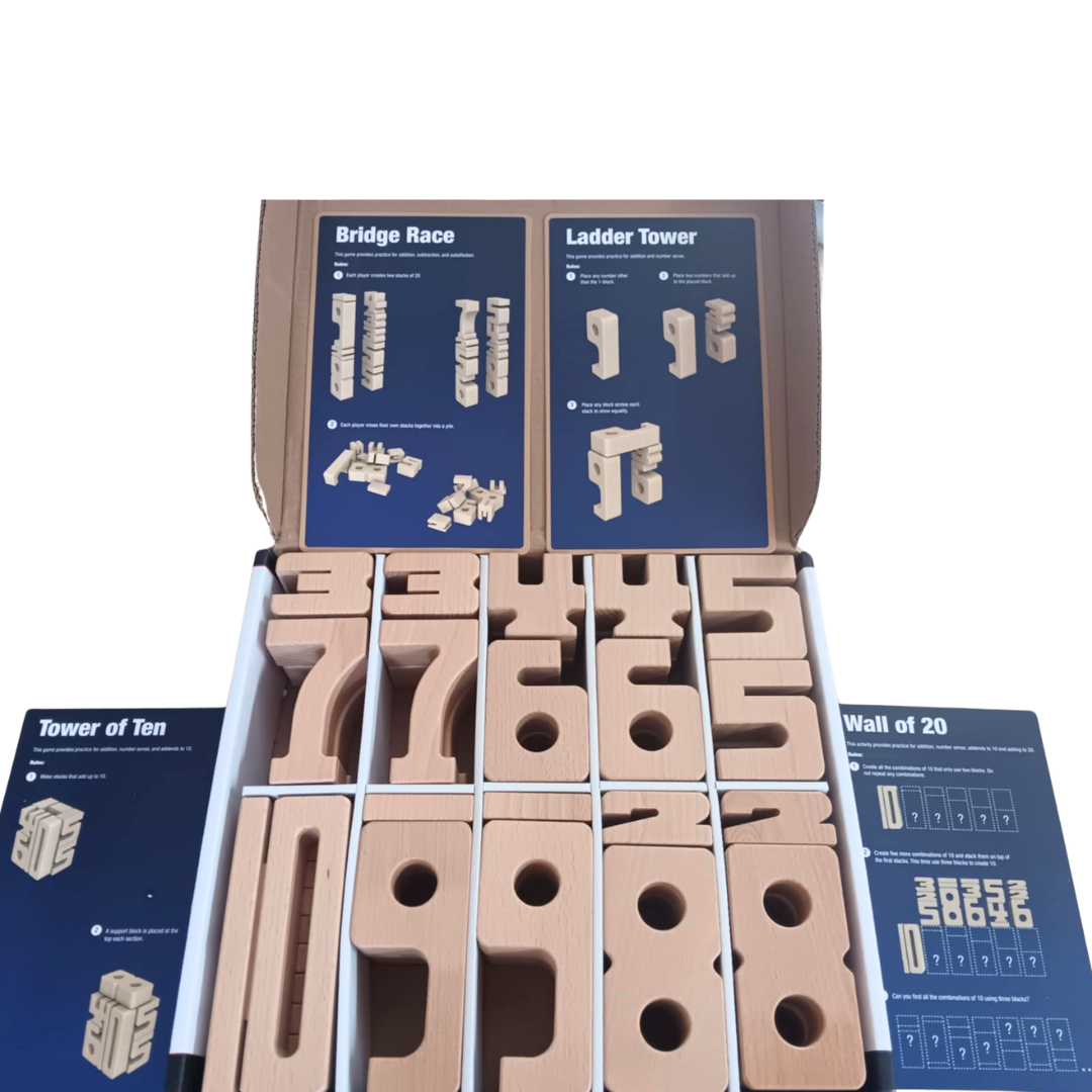 Sumblox Sum Number Blocks KIDS Learning Maths Counting Toy 47 Pieces