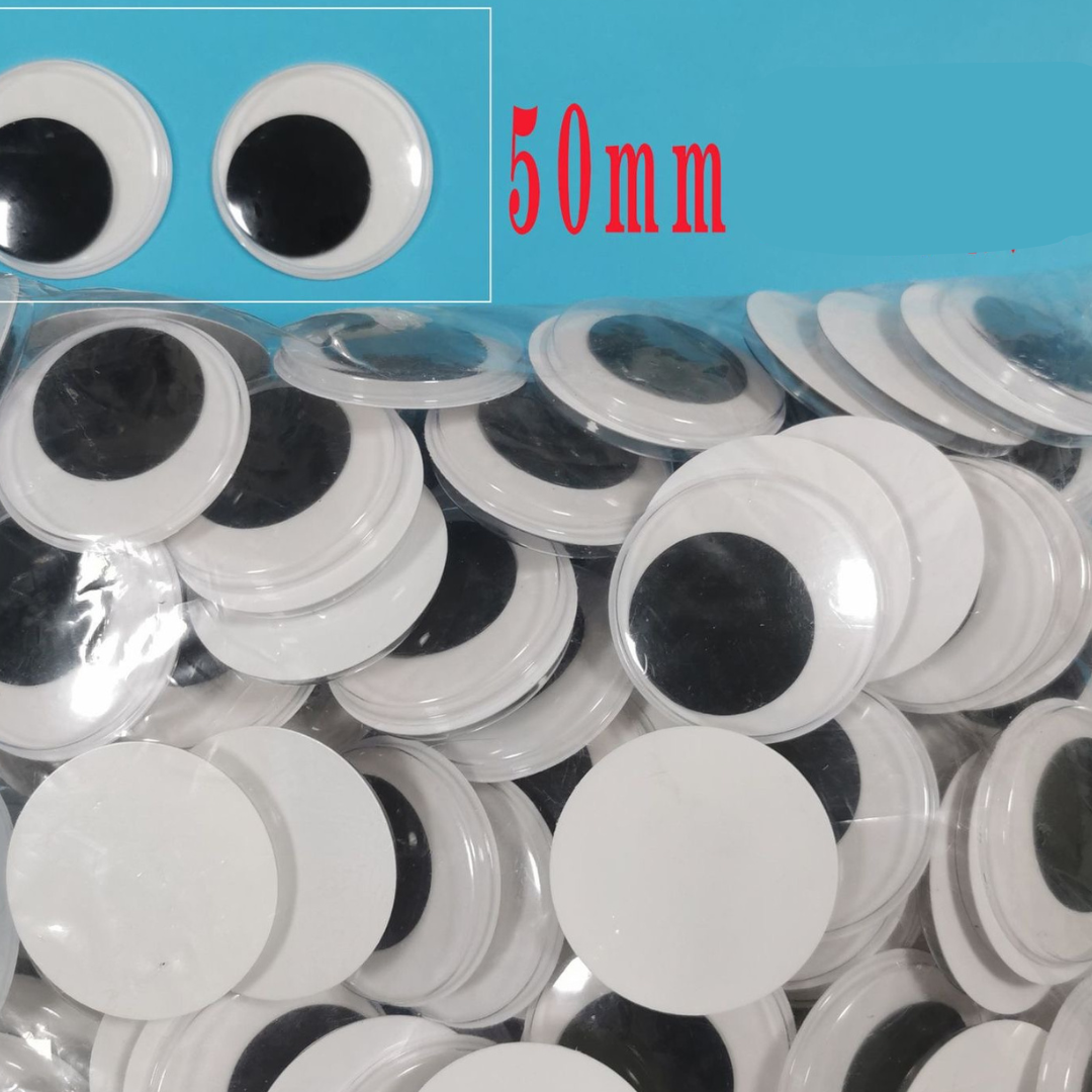 Joggle Googly Eyes Adhesive Pack 600 Pcs in Storage Case