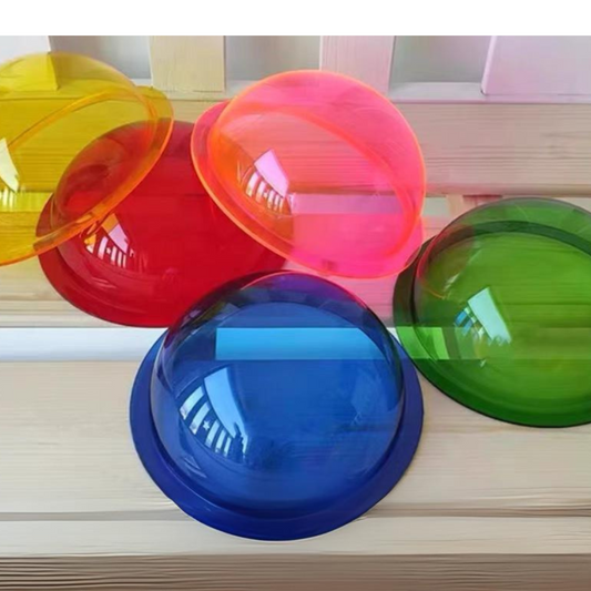 25cm Acrylic Dome Ball Sensory 5 Bowl For Play Light Table Reggio Inspired Toy