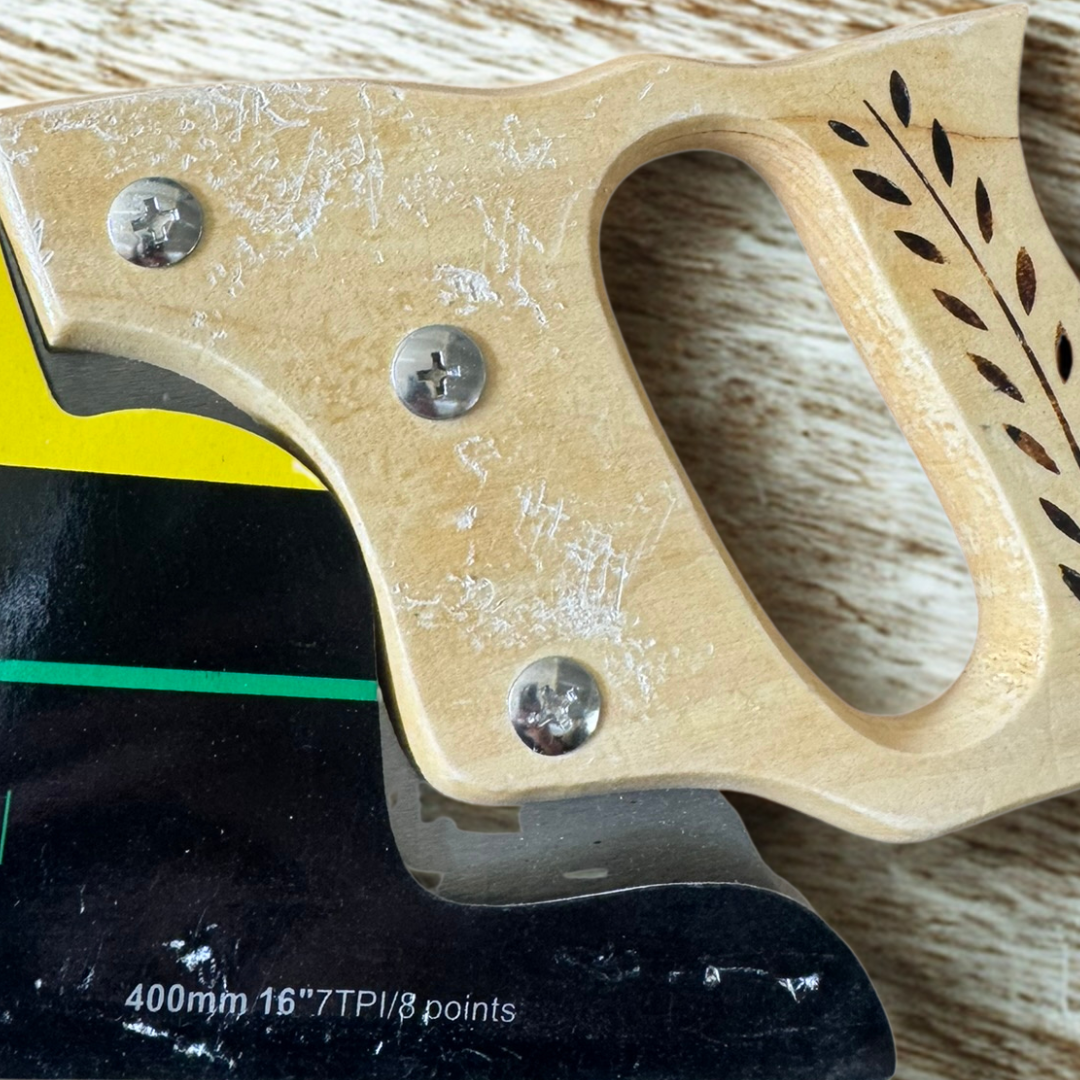 Kids Real Tool Hand Saw Wood Work Carpenter Handy Man Tool