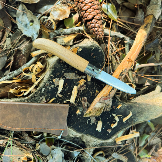 Kids Wood Caving Tool Retractable Pocket Wedge Whittling Knife Rounded tip