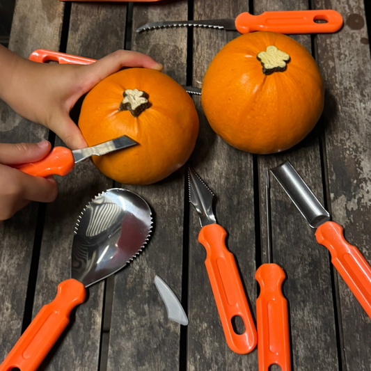 8pcs Pumpkin Carving Tools ,Stainless Steel Halloween Cutter Sculpting Kids Tool