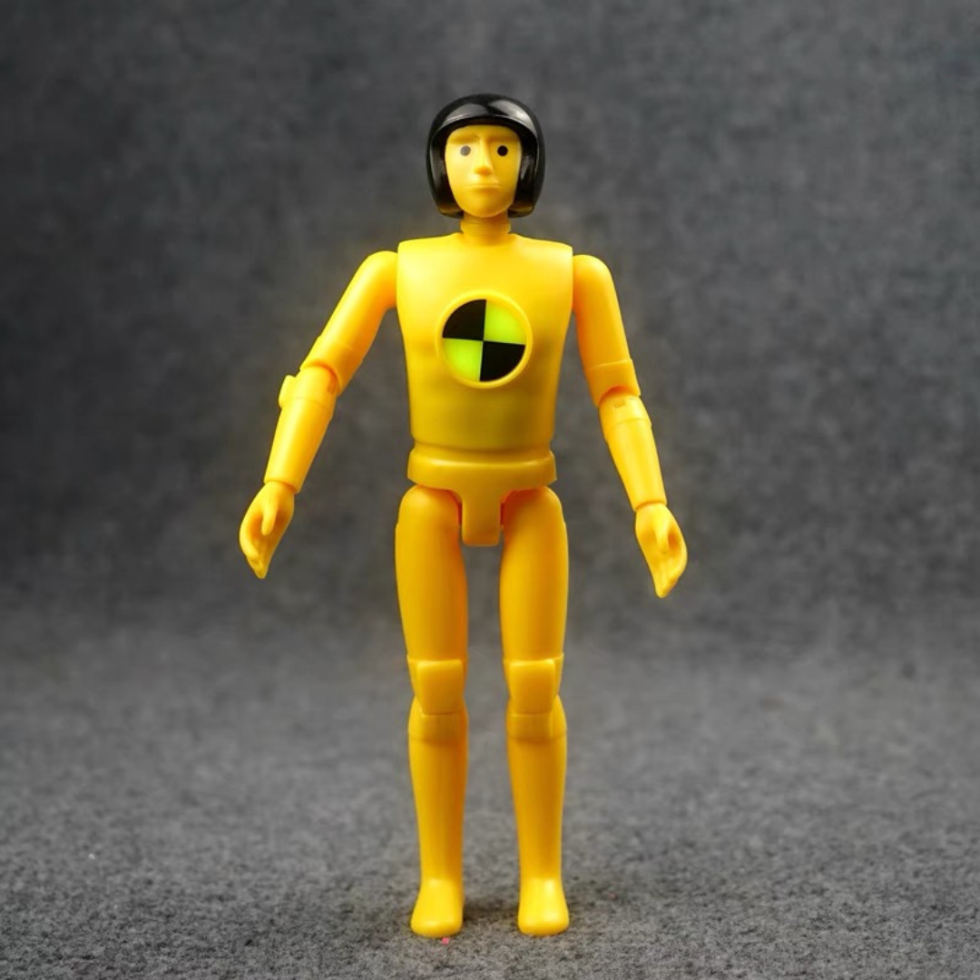 8” 22cm Light Up Crash Dummy Figure