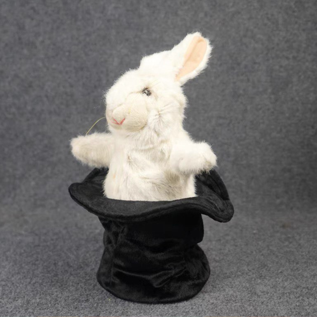 Rabbit in a Hat Magician Apparatus Toy Puppet