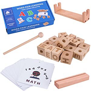 Spelling Word Puzzle Phonic Learning Game Word Cognitive Pairing Twistable Words Spelling Phonics