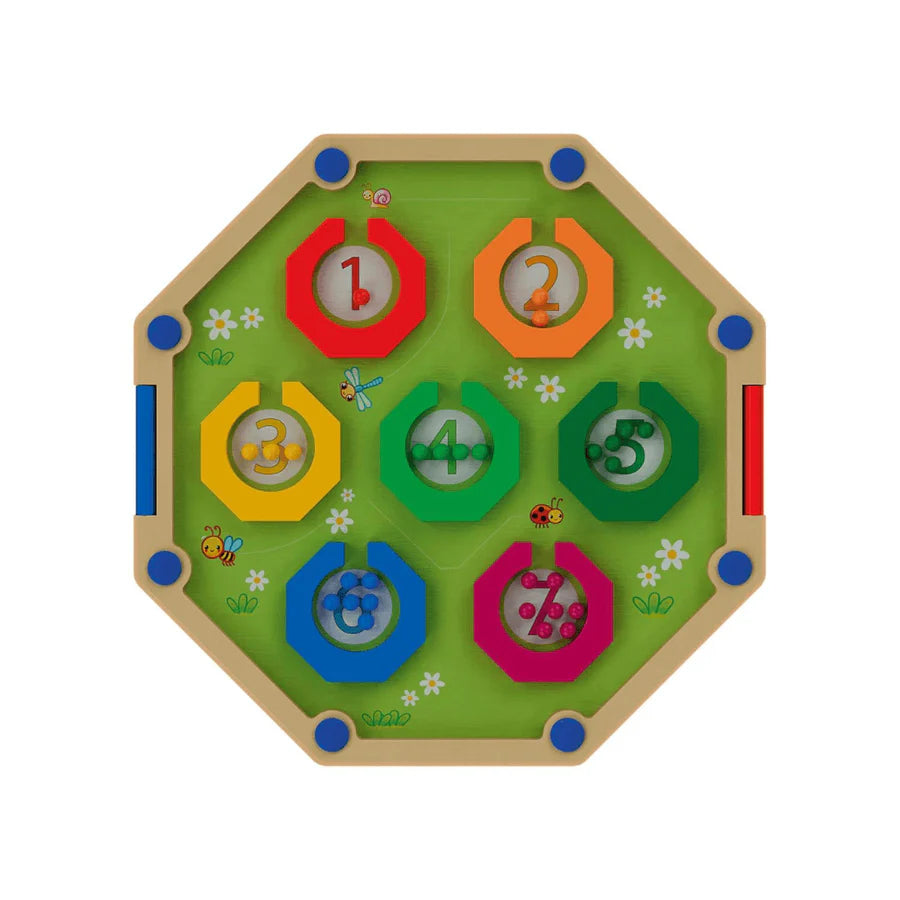 Playtive Magnetic Maze Pen Sliding Colour Number Shape Sorting Toddler - HAPPY GUMNUT