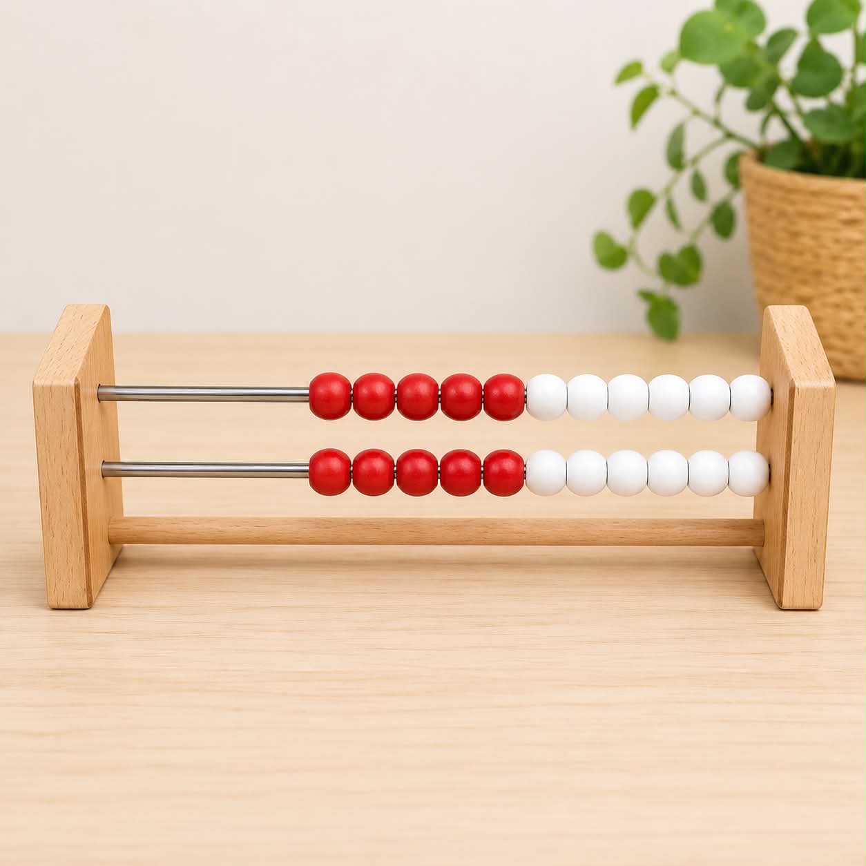 Basic Wooden Abacus 20 Bead Slider