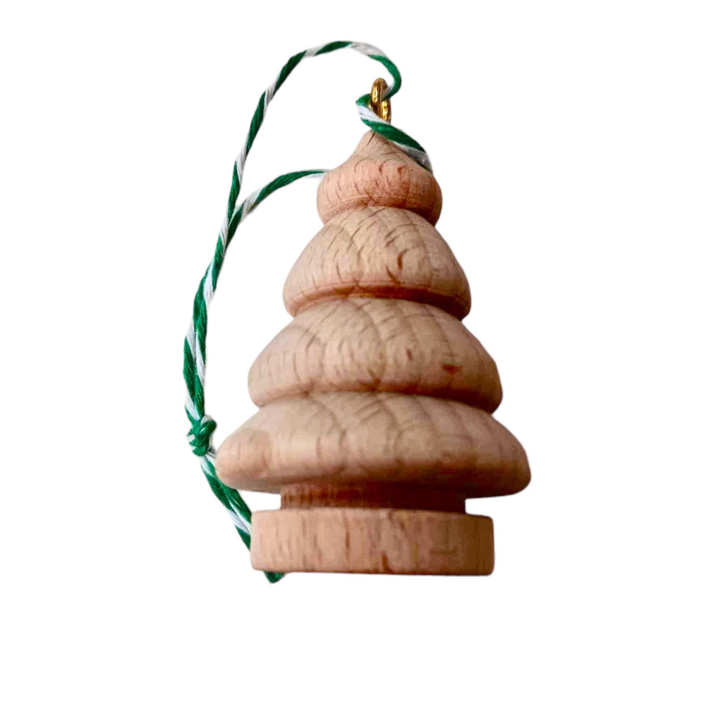 Pack of 5 Loose Parts Christmas Trees Themed Ornaments Set DIY Paintable